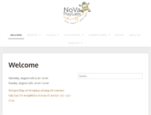 Tablet Screenshot of novaplaylabs.com